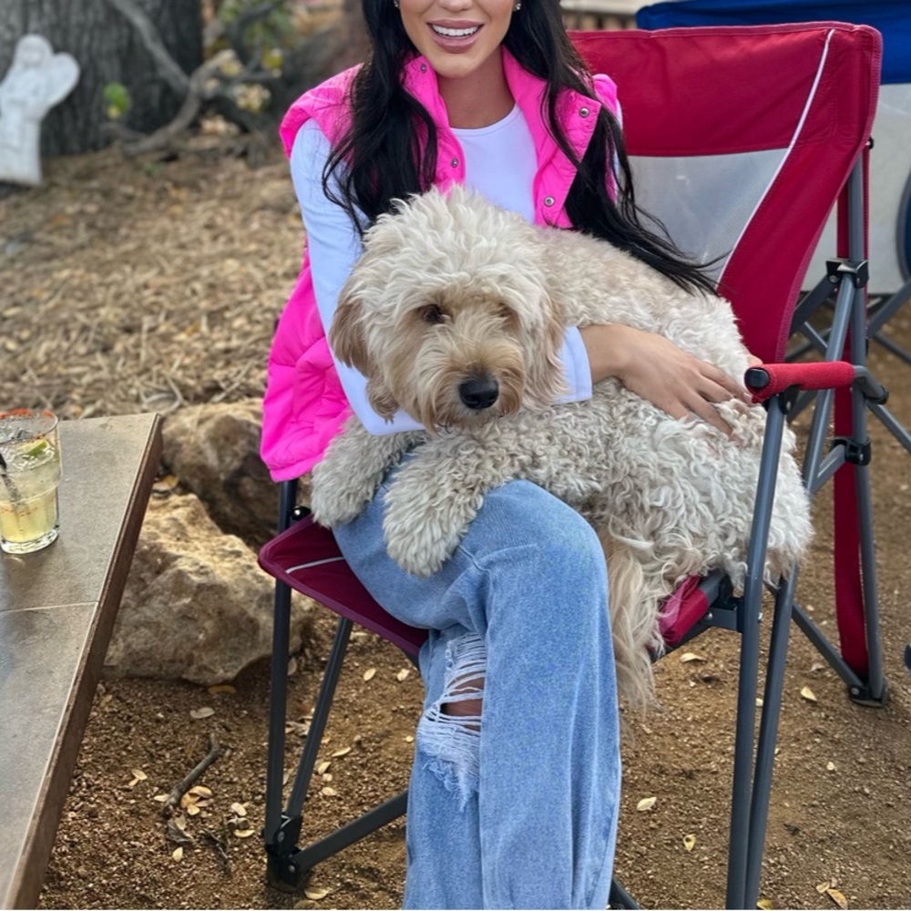 Vibrant Pink Women's Puffer Vest